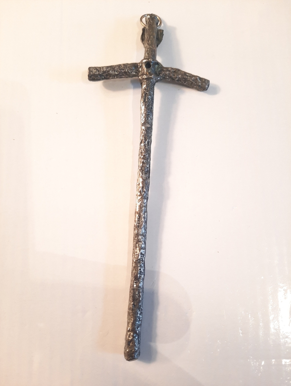 Vintage Antic Cross Sterling Silver Thick Layer
